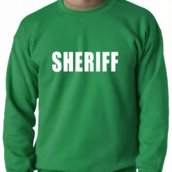 Bewild Sheriff Costum Adult Crewneck Halloween Prints