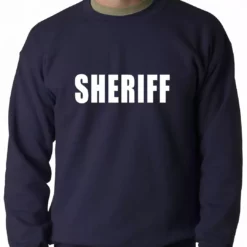 Bewild Sheriff Costum Adult Crewneck Halloween Prints