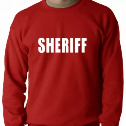 Bewild Sheriff Costum Adult Crewneck Halloween Prints