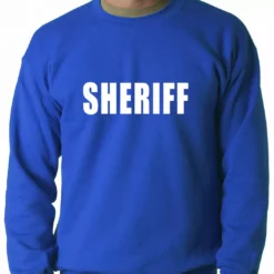 Bewild Sheriff Costum Adult Crewneck Halloween Prints