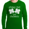 Bewild Show Me Your Shamrocks St. Patrick's Day Thermal Shirt