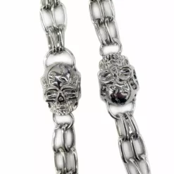 Bewild Silver Skull Of Death Jean And Wallet Chain 15 Bewild Silver Skull Of Death Jean And Wallet Chain