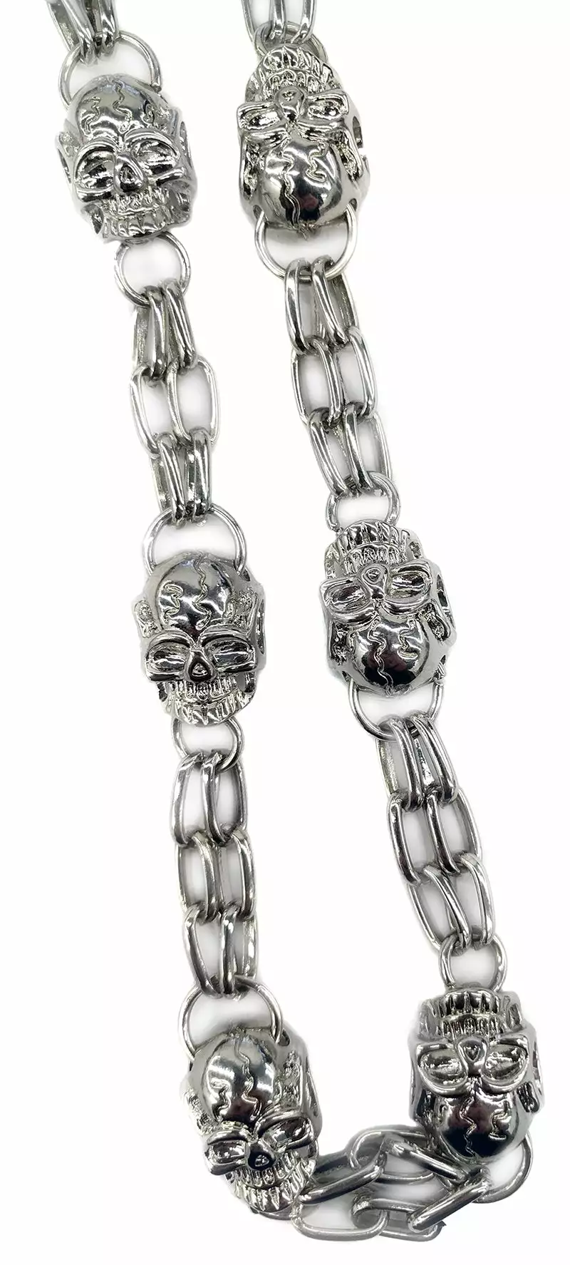 Bewild Silver Skull Of Death Jean And Wallet Chain 6 Bewild Silver Skull Of Death Jean And Wallet Chain