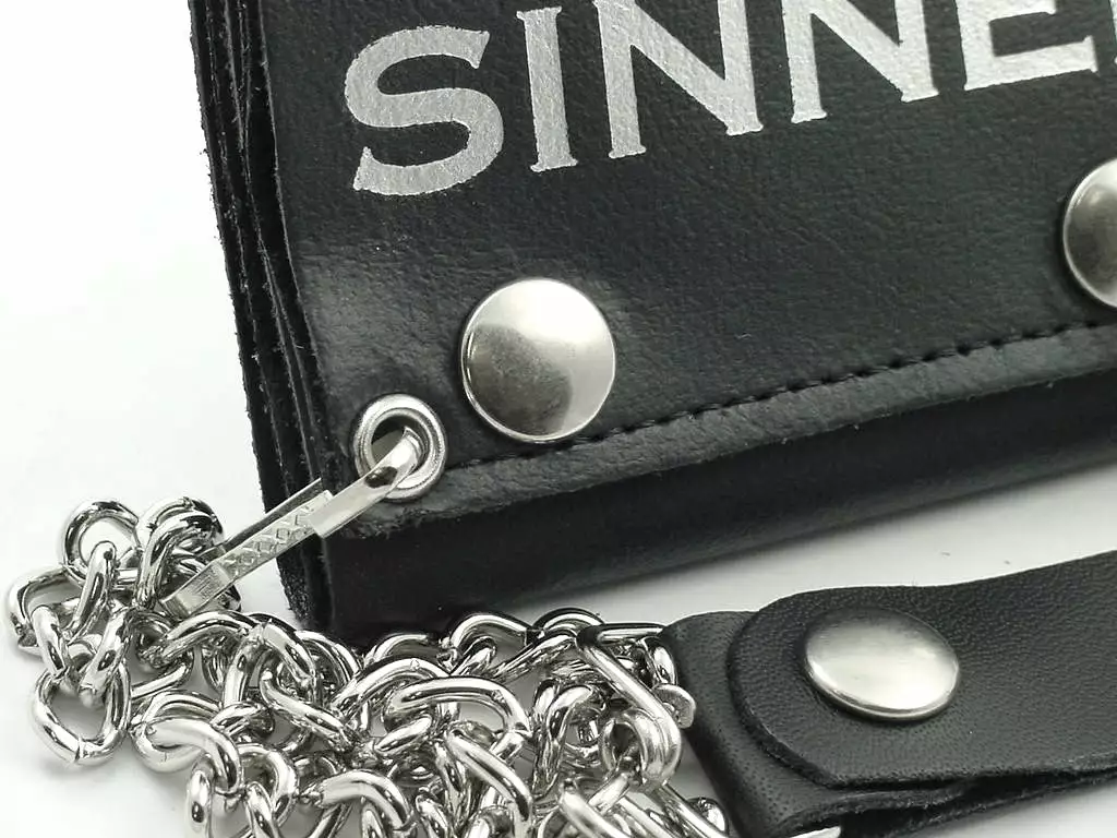 Bewild Sinner Genuine Leather Chain Wallet Wallets & Chains 5 Bewild Sinner Genuine Leather Chain Wallet Wallets & Chains