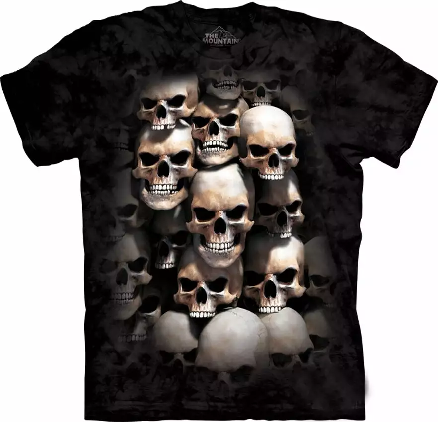 Bewild Skull Crypt Men's Big Face T-shirt 3 Bewild Skull Crypt Men's Big Face T-shirt
