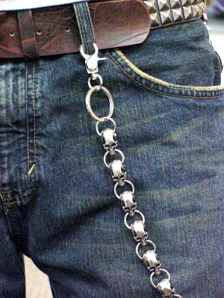 Bewild Skull Pile Chain Of Skulls 30 Inch Jean Chain 3 Bewild Skull Pile Chain Of Skulls 30 Inch Jean Chain