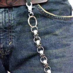 Bewild Skull Pile Chain Of Skulls 30 Inch Jean Chain 13 Bewild Skull Pile Chain Of Skulls 30 Inch Jean Chain