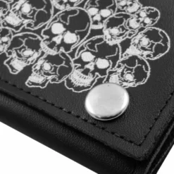 Bewild Wallets & Chains Genuine Leather Chain Wallet With Silver Skull Heads 9 Bewild Wallets & Chains Genuine Leather Chain Wallet With Silver Skull Heads