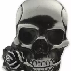 Bewild Skull & Rose Belt Buckle Ipod Nano Holster With FREE Belt