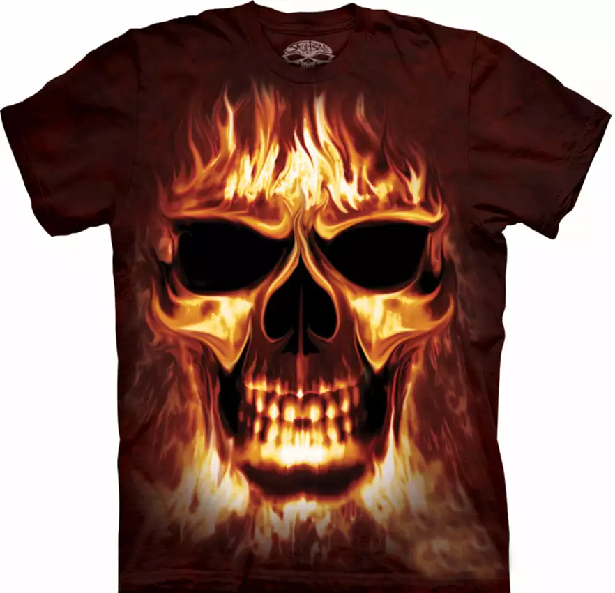 Bewild Skullfire Men's Big Face T-shirt 4 Bewild Skullfire Men's Big Face T-shirt