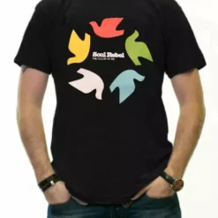 Bewild Soul Rebel Dove Wheel T-Shirt (Black, XL) 13 Bewild Soul Rebel Dove Wheel T-Shirt (Black, XL)