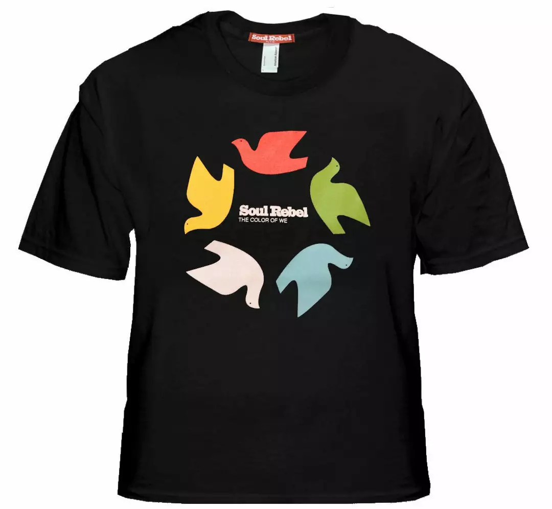 Bewild Soul Rebel Dove Wheel T-Shirt (Black, XL) 4 Bewild Soul Rebel Dove Wheel T-Shirt (Black, XL)