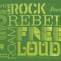 Bewild Soul Rebel Rock Steady T-Shirt (Green)