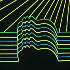 Bewild Soul Rebel Sun Burst Men's T-Shirt (Black)