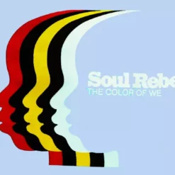 Bewild Soul Rebel The Color Of We Faces Men's T-Shirt (Light Blue)