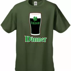 Bewild St. Patrick's Day Irish Dinner Men's T-Shirt Men's T-Shirts