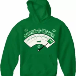 Bewild St.Patrick's Day - Irish Drunk -o- Meter Hoodie