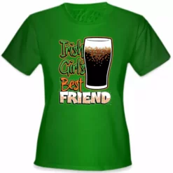 Bewild St. Patrick's Day Irish Girl's Best Friend Girl's T-Shirt Women's T-Shirts