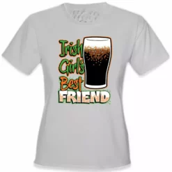 Bewild St. Patrick's Day Irish Girl's Best Friend Girl's T-Shirt Women's T-Shirts