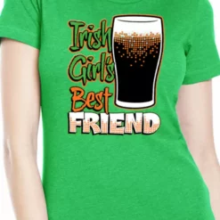 Bewild St. Patrick's Day Irish Girl's Best Friend Girl's T-Shirt Women's T-Shirts