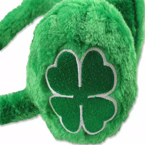 Bewild St. Patrick's Day Irish Shamrock Furry Earmuffs Accessories 8 Bewild St. Patrick's Day Irish Shamrock Furry Earmuffs Accessories