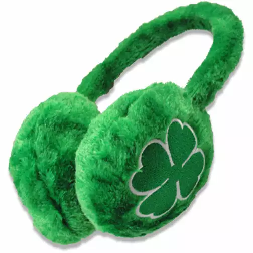 Bewild St. Patrick's Day Irish Shamrock Furry Earmuffs Accessories 9 Bewild St. Patrick's Day Irish Shamrock Furry Earmuffs Accessories