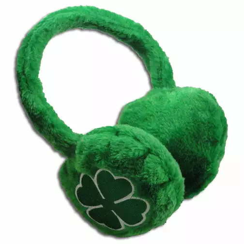 Bewild St. Patrick's Day Irish Shamrock Furry Earmuffs Accessories 4 Bewild St. Patrick's Day Irish Shamrock Furry Earmuffs Accessories