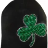 Bewild St. Patrick's Day Rhinestone Shamrock Beanie Beanies & Headspins 2 Bewild St. Patrick's Day Rhinestone Shamrock Beanie Beanies & Headspins