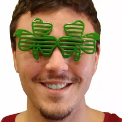 Bewild St.Patrick's Day Shamrock Slotted Shades