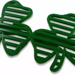 Bewild St.Patrick's Day Shamrock Slotted Shades