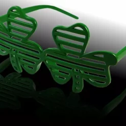 Bewild St.Patrick's Day Shamrock Slotted Shades