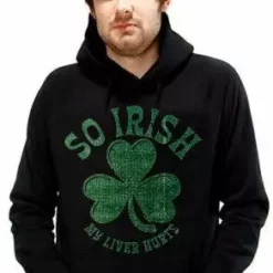 Bewild St. Patrick's Day "So Irish My Liver Hurts" Hoodie 14 Bewild St. Patrick's Day