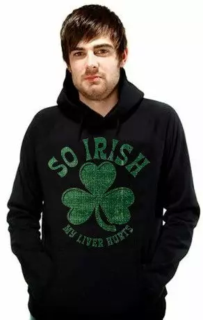 Bewild St. Patrick's Day "So Irish My Liver Hurts" Hoodie 7 Bewild St. Patrick's Day "So Irish My Liver Hurts" Hoodie