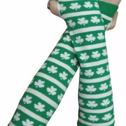 Bewild St. Patrick's Day (STRIPES & SHAMROCKS) Pair Of Arm Warmers