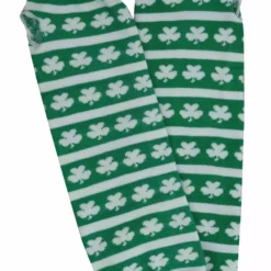 Bewild St. Patrick's Day (STRIPES & SHAMROCKS) Pair Of Arm Warmers