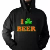 Bewild St. Patrick's Day Tees - I Love Beer Shamrock Hoodie 1 Bewild St. Patrick's Day Tees - I Love Beer Shamrock Hoodie