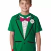 Bewild St. Patrick's Day Tuxedo T-Shirt For Kids