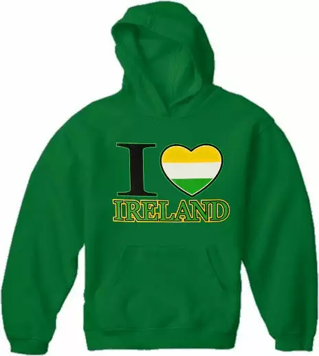 Bewild St. Patrick's Tees - I Love Ireland Hoodie 5 Bewild St. Patrick's Tees - I Love Ireland Hoodie