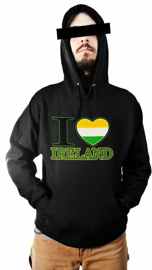 Bewild St. Patrick's Tees - I Love Ireland Hoodie 6 Bewild St. Patrick's Tees - I Love Ireland Hoodie