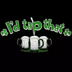 Bewild St. Patricks Day Tees - I'd Tap That Shamrock T-Shirt