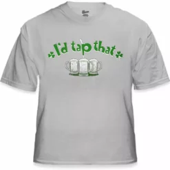 Bewild St. Patricks Day Tees - I'd Tap That Shamrock T-Shirt