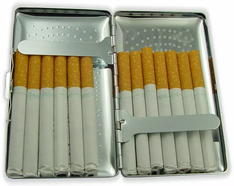 Bewild Cigarette Cases Star Burst Cigarette Case (For Regular Size & 100's) 6 Bewild Cigarette Cases Star Burst Cigarette Case (For Regular Size & 100's)