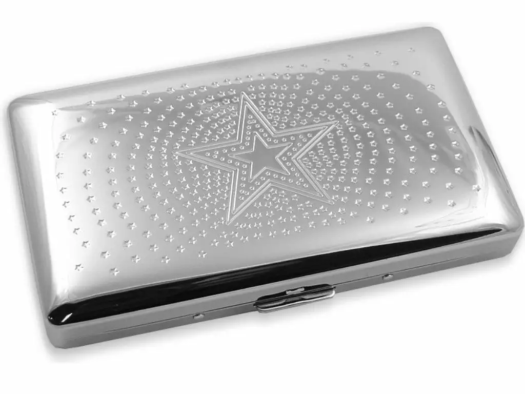 Bewild Cigarette Cases Star Burst Cigarette Case (For Regular Size & 100's) 3 Bewild Cigarette Cases Star Burst Cigarette Case (For Regular Size & 100's)