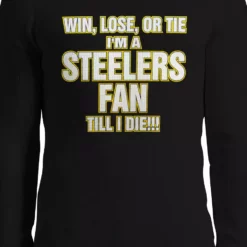 Bewild Steelers Fan Till I Die Thermal Long Sleeve Shirt