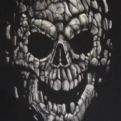 Bewild Stone Skull Pieces T-Shirt Liquid Blue 5 Bewild Stone Skull Pieces T-Shirt Liquid Blue