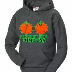 Bewild Halloween Shirt - Stop Staring At My Pumpkins Adult Hoodie
