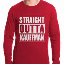 Bewild Sport Inspiration Straight Outta Kauffman Field Kansas City Thermal Shirt
