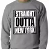 Bewild Straight Outta New York Adult Crewneck