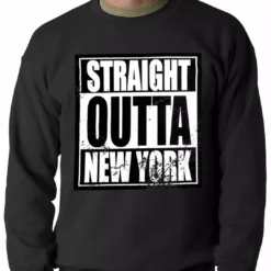 Bewild Straight Outta New York Adult Crewneck