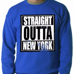 Bewild Straight Outta New York Adult Crewneck